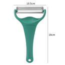 Dual Blade Vegetable Peeler & Cabbage Shredder, 2 in 1 Stainless Steel Julienne Slicer for Cabbage, Carrot, Potato, Fruit Salad Making-8