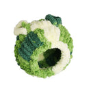 Thick Coral Fleece Winter Bird House with Plastic Frame & Metal Screw Hook for Budgies and Cockatiels - Green-1