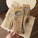 Food-Grade 304 Stainless Steel Drinking Straw Set—4 Curved Straws-3