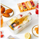 Long Ice Brick Mold, Ice Tray with Lid for Home, Food Freezing Mold—Yellow-9