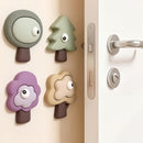 Forest Bumper Pad, Soft Rubber Door Handle Anti-Collision Sticker—Purple-6