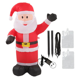 Christmas Inflatable Santa Waterproof Tear Resistance Inflatable Santa Decoration with LED Lights 100-240V AU Plug