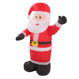 Christmas Inflatable Santa Waterproof Tear Resistance Inflatable Santa Decoration with LED Lights 100-240V AU Plug - 0