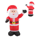 Christmas Inflatable Santa Waterproof Tear Resistance Inflatable Santa Decoration with LED Lights 100-240V AU Plug-7