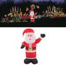 Christmas Inflatable Santa Waterproof Tear Resistance Inflatable Santa Decoration with LED Lights 100-240V AU Plug-12