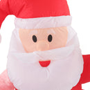 Christmas Inflatable Santa Waterproof Tear Resistance Inflatable Santa Decoration with LED Lights 100-240V AU Plug-15