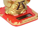 Standing Maitreya Buddha Solar Ornaments Light Energy Sensing Buddha Statue Decoration for Office Home Car Gift Small-13