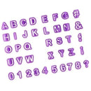 40pcs Numeral Alphabetic Cake Stencils Semiotic Food Grade Plastic Cake Topper Decorative Fillings for Home Baking-4