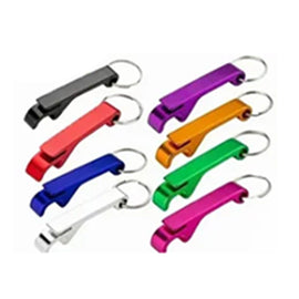 50pcs Keychain Bottle Opener Aluminum Alloy Mini Pocket Beer Beverage Opener Colorful Metal Bottle Opener - 0