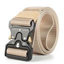 Nylon Tactical Belt Quick-Release for Outdoor Work Daily - Khaki-10