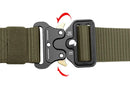 Nylon Tactical Belt Quick-Release for Outdoor Work Daily - Army Green-4