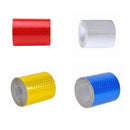 Car Reflective Warning Tape, Self-Adhesive Safety Sticker, 3m x 5cm - Red-5