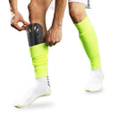 Pair of Soccer Shin Guards Breathable Calf Protective Gear for Adults Black-6