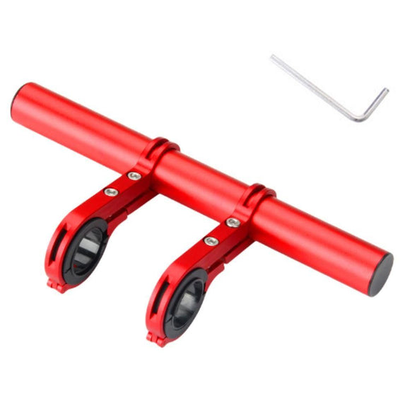 20cm Aluminum Alloy Bicycle Handlebar Extender Mount for Bike Accessories Red
