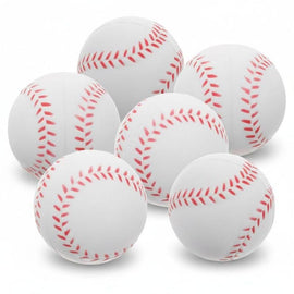 Soft PU Training Baseball 6Pcs Indoor Lightweight Pract Sports Ball Set