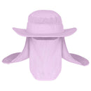 Foldable Nylon Fishing Hat with Mesh Vents, UV Protection Hiking Flap Cap-1