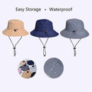 Waterproof Foldable Fisherman Hat, Nylon Fishing and Hiking Sun Hat, Army Green-4