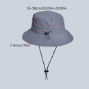 Waterproof Foldable Fisherman Hat, Nylon Fishing and Hiking Sun Hat, Beige-3