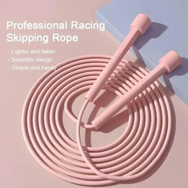 3Pcs Speed Jumping Rope Pink Blue Yellow 2.8m Professional Men Women Fitness Skipping Rope Portable - 0