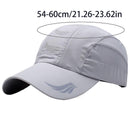 Quick Drying Breathable Baseball Cap, Adjustable Outdoor Sun Sports Hat, Black-3