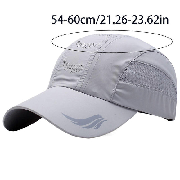 Quick Drying Breathable Baseball Cap, Adjustable Outdoor Sun Sports Hat, Rose Red
