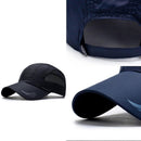 Quick Drying Breathable Baseball Cap, Adjustable Outdoor Sun Sports Hat, White-2