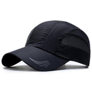 Quick Drying Breathable Baseball Cap, Adjustable Outdoor Sun Sports Hat, White-5