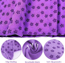 Non-slip High Temperature Yoga Towel Blue 183x63cm Microfiber 1pc-4