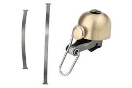 Bike Bell Classic Bicycle Bell Bike Ring Bell Loud Sound Bells for Road Mountain Bike Handlebars -Gold - 0