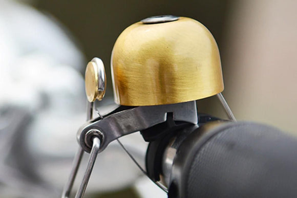 Bike Bell Classic Bicycle Bell Bike Ring Bell Loud Sound Bells for Road Mountain Bike Handlebars -Gold