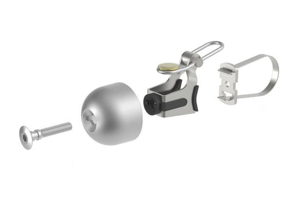 Bike Bell Classic Bicycle Bell Bike Ring Bell Loud Sound Bells for Road Mountain Bike Handlebars -Silver