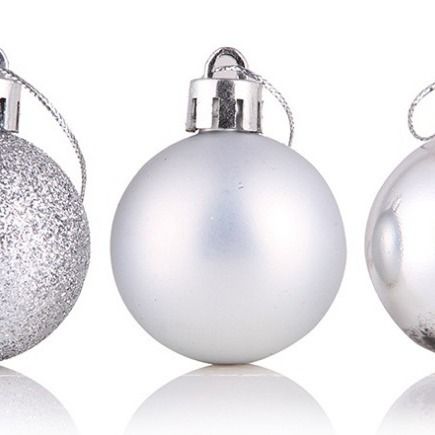 Christmas Plastic Ball 2CM Constant Romance 8cm ball without cap head