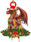 Christmas Dragon Acrylic Car Hanging Decoration-1