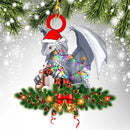 Christmas Dragon Acrylic Car Hanging Decoration K-6