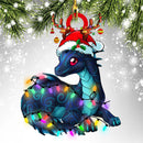 Christmas Dragon Acrylic Car Hanging Decoration M-4