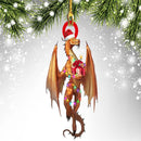 Christmas Dragon Acrylic Car Hanging Decoration P-5