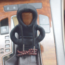 Jicheng Car Gear Shift Lever Cover Fabric Red Christmas-5