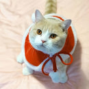 AMOOR Pet Christmas Cape Small Dog Holiday Wear Christmas Scarf [Velcro] L [Recommended for up to 15 jin; check chest and back length]-4