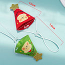 Noon Christmas Pet Hat Scarf Set Cartoon Bear Red Green A07G Green Bear Christmas Set One Size-5