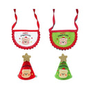 Noon Christmas Pet Hat Scarf Set Cartoon Bear Red Green A07G Green Bear Christmas Set One Size-6