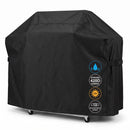 Universal Outdoor Grill Cover Waterproof UV Resistant Dustproof Barbecue Protector with Adjustable Straps for Rectangular Round Kettle and Portable Grills (600D, S13)-9