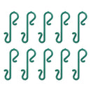 Christmas Ornament Hooks S-Shaped Plastic Hangers for Tree Balls, Stockings, Pinecones and Small Pendants, Green Snap-Apart Hook Strips for Holiday Home and Commercial Display Decoration (30 PCS (3 Sheets))-4