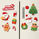 12Pcs Christmas Fridge Magnets Set Magnetic Santa Snowman Tree Decorations for Refrigerator Xmas Home Decor-3