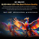 SKYWORTH 65X6600H QD-Mini LED 4K Smart TV, Matte Anti-Glare Display, 120Hz Turbo Mode, AI 4K Upscaling, AI Color Enhancement，Google TV, Dolby Atmos+Dolby Vision, 30W Speakers，HDMI2.1-7