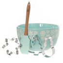 Bread and Butter Electroplate Icy Snowflake Mini Mix Bowl Set-1