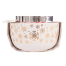 Bread and Butter Electroplate Snowflake Mini Mix Bowl Set - Gold-4
