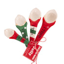 Bread and Butter Gnome Measuring Spoons - 4 Pack - Green/ Red/ White-1