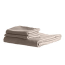Royal Comfort 1500 Thread Count Cotton Rich Sheet Set 3 Piece Ultra Soft Bedding - Double - Stone-3