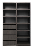 GENEVA SIX SHELF BUILD IN WARDROBE - NORDIC ASH-4
