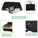 CARLA HOME Bamboo Laptop Lap Desk with Cushion, Angle Adjustable and Sleeve Case Bag for Office and Home-5